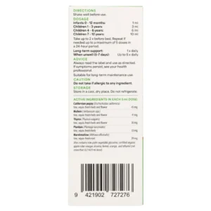 Siro ho Artemis Kid’s ChestRelief Night 100ml
