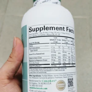 Siro tăng chiều cao ChildLife Clinicals Bone Health 473ml của Mỹ Siro tăng chiều cao ChildLife Clinicals Bone Health 473ml