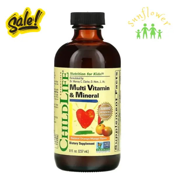 Siro vitamin tổng hợp ChildLife Multi Vitamin & Mineral 237ml của Mỹ Siro vitamin tổng hợp ChildLife Multi Vitamin & Mineral 237ml của Mỹ