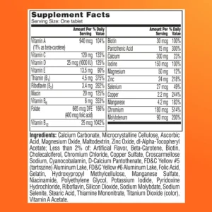Thành phần vitamin tổng hợp One A Day Women's Multivitamin 50+ 300 viên của Mỹ