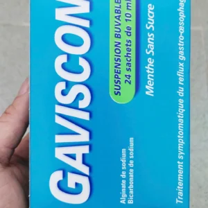 Thuốc Gaviscon Suspension trị trào ngược dạ dày 24 gói 10ml