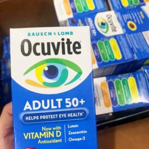 Viên uống Ocuvite Adult 50+ Bausch + Lomb 90 viên của Mỹ Thuốc bổ mắt Ocuvite Adult 50+ 90 viên bổ sung dinh dưỡng cho mắt