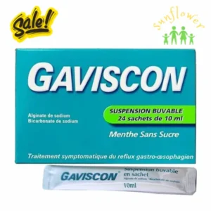 Thuốc giảm trào ngược dạ dày Gaviscon xanh 24 gói của Pháp