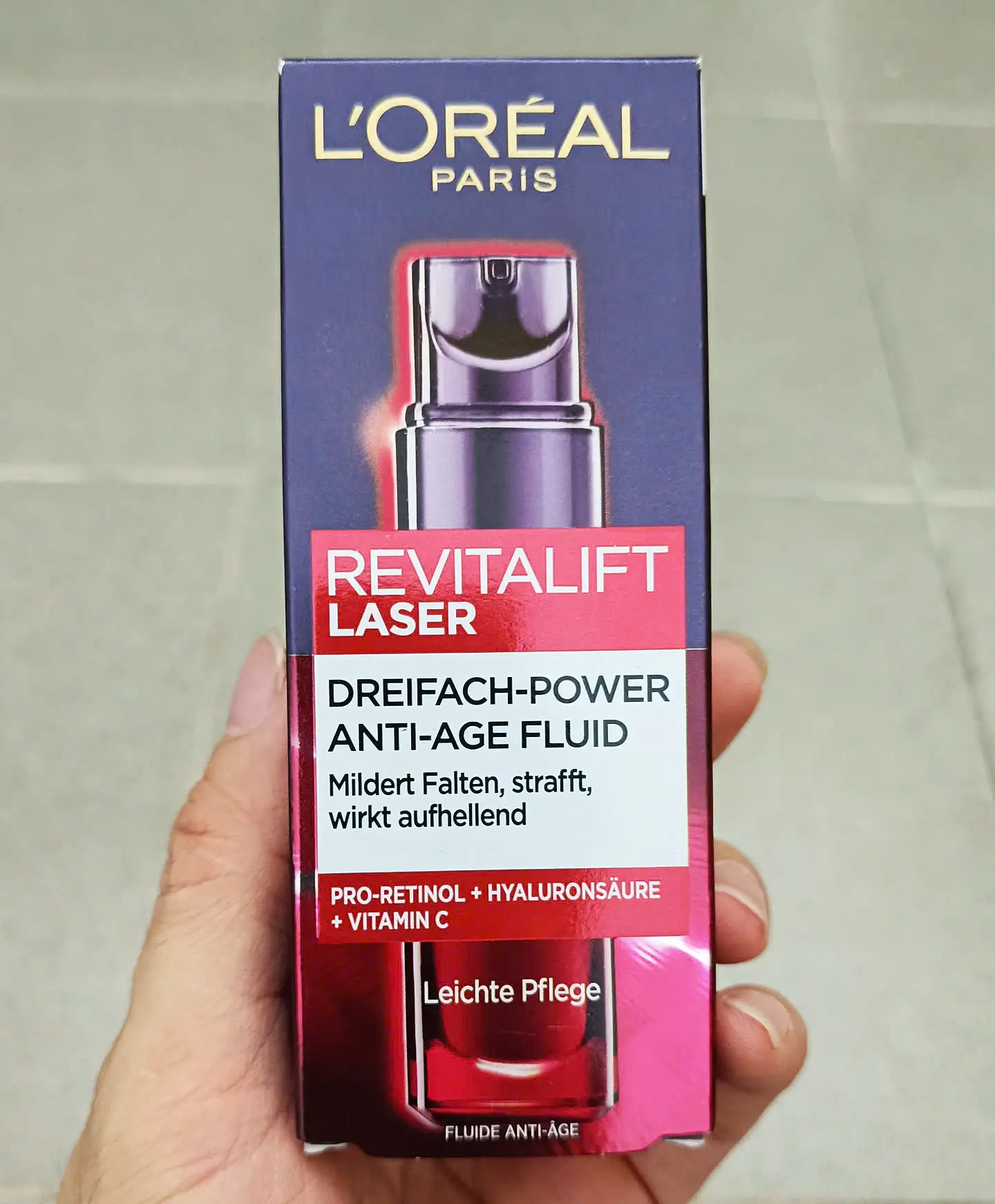 Serum chống lão hóa L’Oréal Revitalift Laser 30ml của Đức Tinh chất chống lão hóa L'Oréal Revitalift Laser Anti-Age Fluid 30ml của Đức