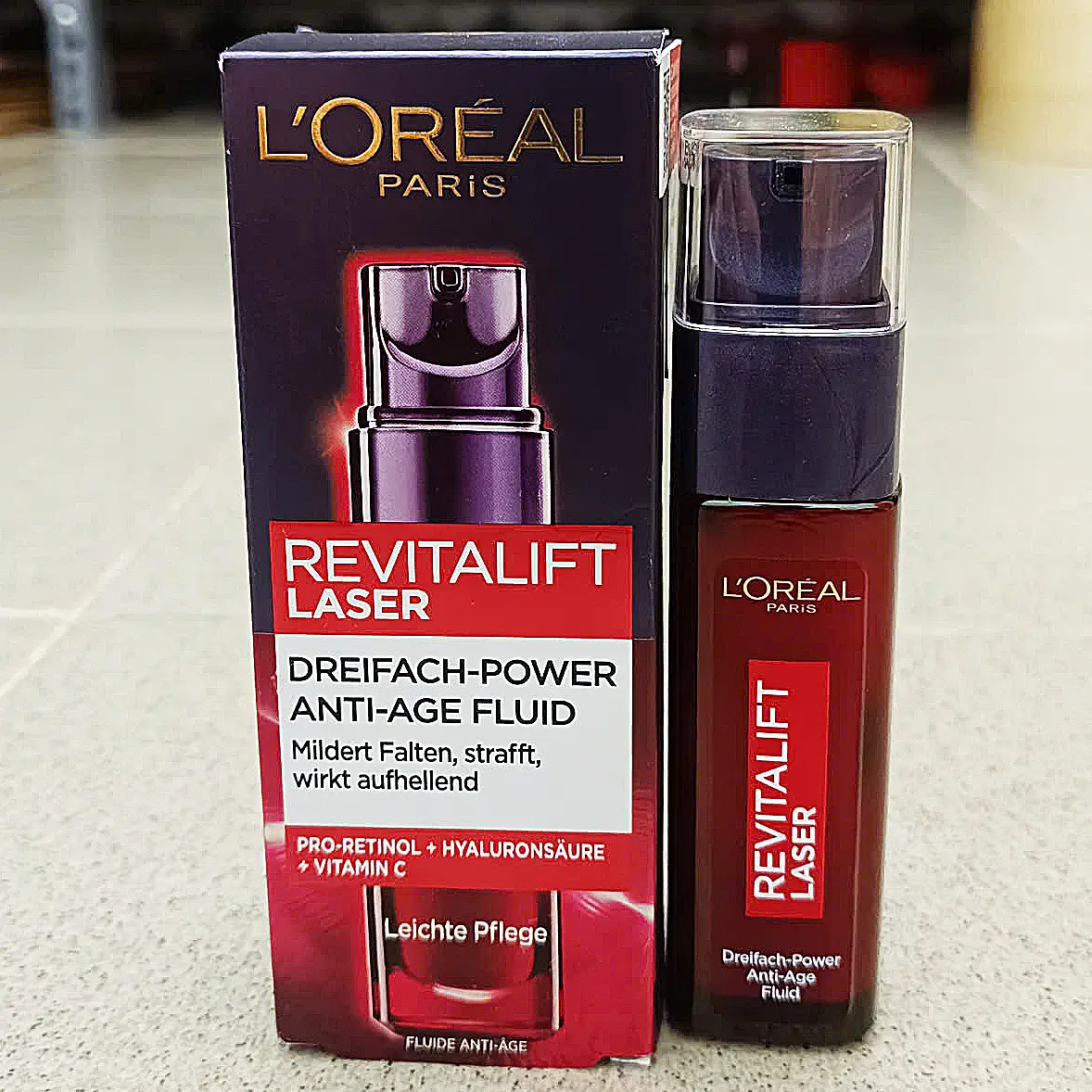 Serum chống lão hóa L’Oréal Revitalift Laser 30ml của Đức Tinh chất chống lão hóa L'Oréal Revitalift Laser Anti-Age Fluid 30ml