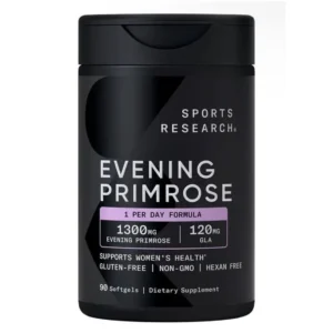 Tinh dầu hoa anh thảo Evening Primrose Oil 1300mg Sports Research Mỹ 90 viên