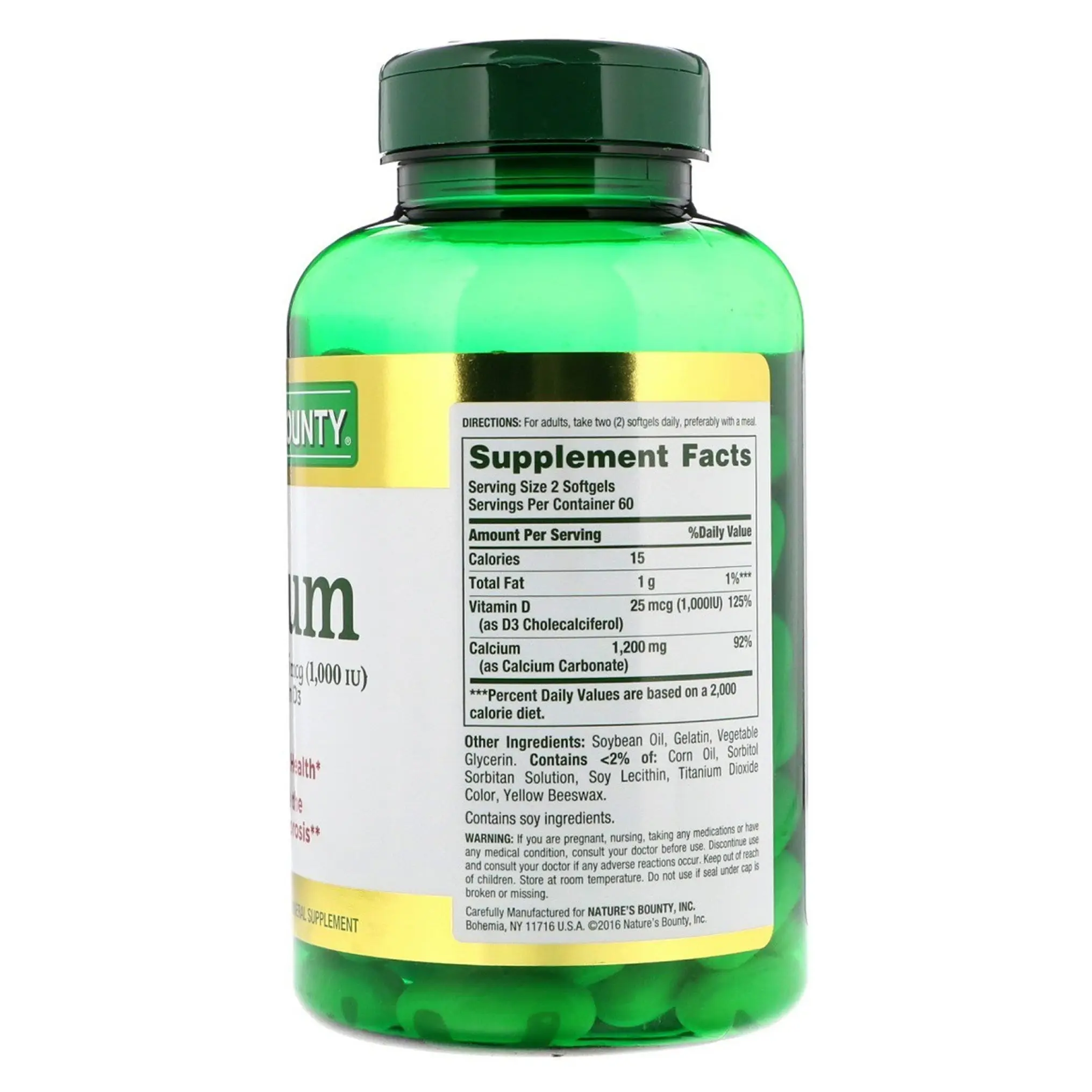 Viên uống canxi Natures Bounty Calcium 1200mg Plus Vitamin D3 120 viên của Mỹ Viên Nature's Bounty Calcium 1200mg Plus 1000 IU Vitamin D3 120 viên của Mỹ