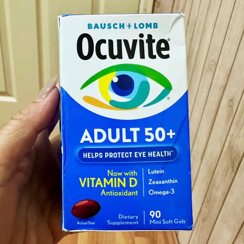 Viên uống Ocuvite Adult 50+ Bausch + Lomb 90 viên của Mỹ Viên Uống Bổ Mắt Ocuvite Adult 50+ 90 viên Cho Người Trên 50 Tuổi