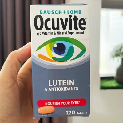 Viên Uống Bổ Mắt Ocuvite Lutein 120 viên của Mỹ dành cho người dưới 50 tuổi