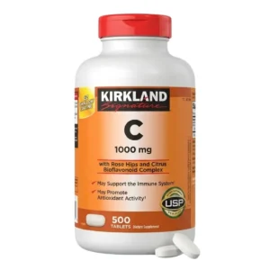 Viên Uống Bổ Sung Vitamin C Kirkland Signature Vitamin C 1000mg 500 viên MỸ