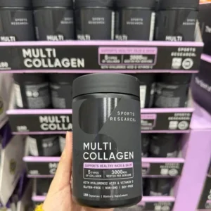 Viên uống Multi Collagen Sports Research 180 viên của Mỹ Viên Uống Collagen Sports Research Multi Collagen Complex 180 Viên