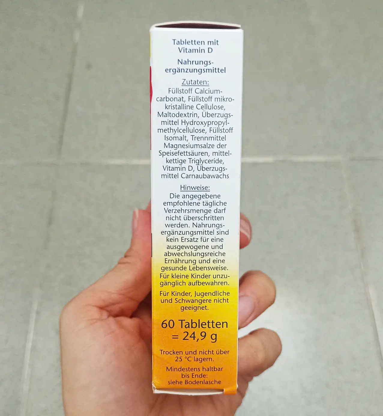 Viên uống Doppelherz Vitamin D3 2000 IE 60 viên của Đức Viên Uống Doppelherz Vitamin D3 2000 IE Hỗ Trợ Xương Chắc Khoẻ, 60 Viên của Đức