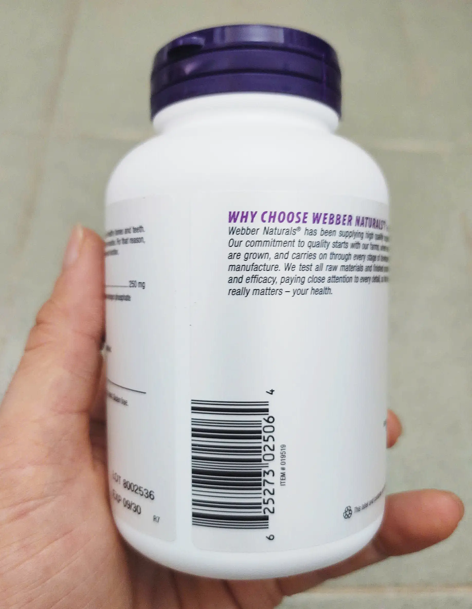 Viên uống Magie Webber Naturals Magnesium 250mg 150 viên của Canada Viên Uống Magie Webber Naturals 250mg Canada 150 viên