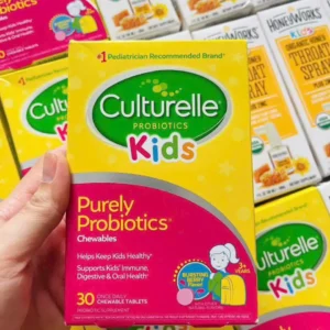 Viên kẹo men vi sinh cho bé Culturelle Kids Chewables Probiotic 30 viên