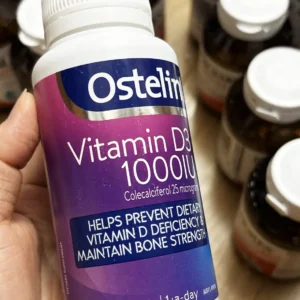 Viên uống Ostelin Vitamin D3 1000IU 250 viên của Úc Viên nang Ostelin Vitamin D3 1000IU 250 viên giúp chắc khỏe xương