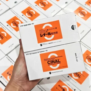 Viên uống trắng da vitamin C Cinal 100 viên của Nhật Bản Viên uống C Cinal 100 viên của Nhật Bản