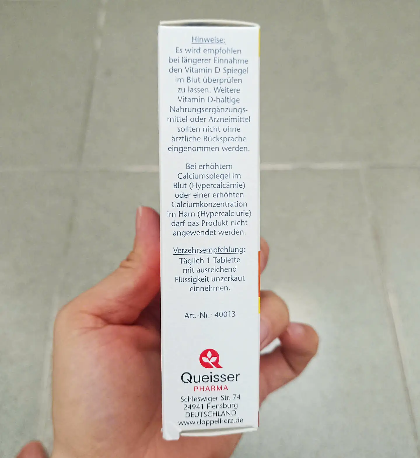 Viên uống Doppelherz Vitamin D3 2000 IE 60 viên của Đức Viên uống Doppelherz Vitamin D3 2000 I.E. 60 viên của Đức
