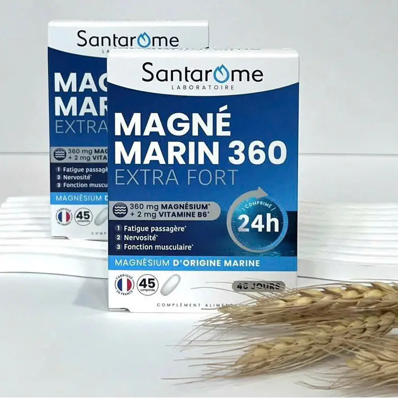 Viên uống Santarome Magné Marin 360 Extra Fort 45 viên của Pháp Viên uống Magie Marin Santarome 45 viên
