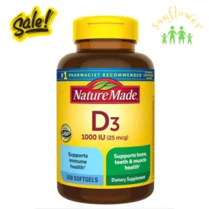 Viên uống Nature Made Vitamin D3 1000 IU 650 viên của Mỹ