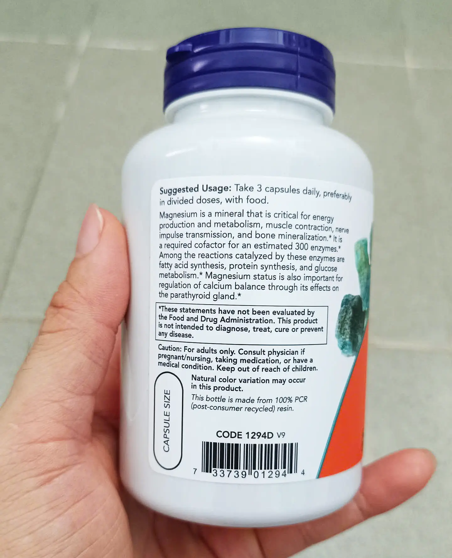 Magie thuần chay Now Magnesium Citrate 120 viên của Mỹ Viên uống Now Magnesium Citrate 120 viên của Mỹ