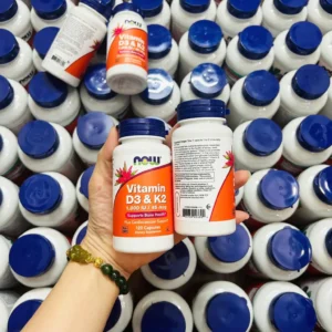 Viên uống Vitamin D3 K2 NOW 120 viên của Mỹ Viên uống Now Vitamin D3 K2 120 Viên