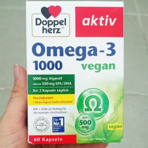 Viên uống Omega-3 thuần chay Doppelherz Omega-3 1000 Vegan, 60 viên