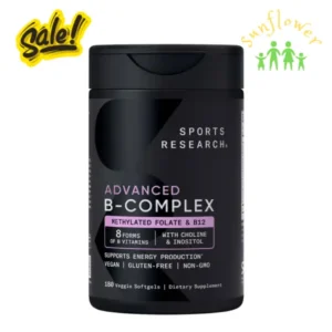 Viên uống Sports Research B-Complex 180 viên của Mỹ