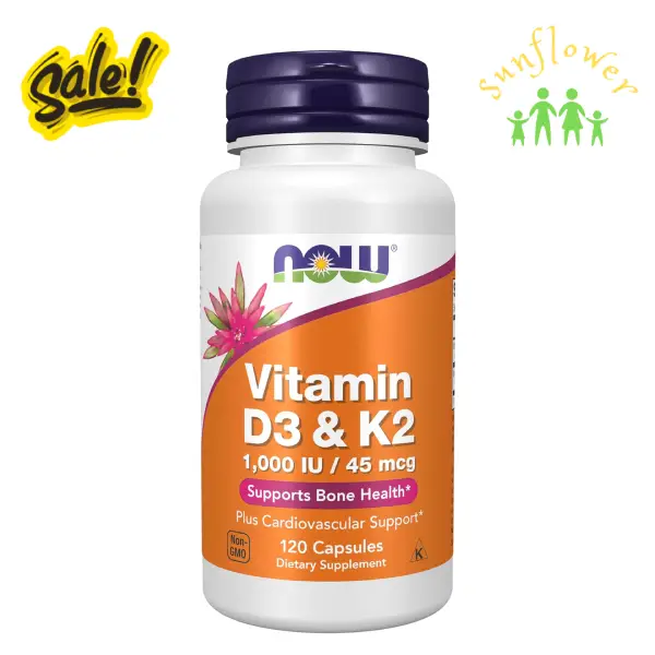 Viên uống Vitamin D3 K2 NOW 120 viên của Mỹ Viên uống Vitamin D3 K2 NOW 120 viên của Mỹ