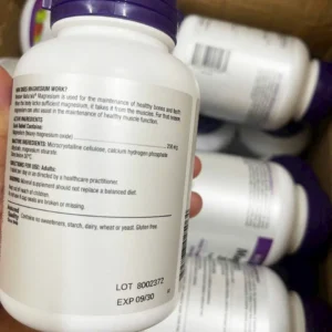 Viên uống Magie Webber Naturals Magnesium 250mg 150 viên của Canada Viên uống Webber Naturals Magnesium 250mg 150 viên