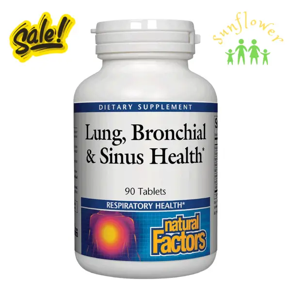 Viên uống bổ phổi Lung Bronchial & Sinus Health Natural Factors 90 viên của Mỹ Viên uống bổ phổi Lung Bronchial & Sinus Health Natural Factors 90 viên của Mỹ
