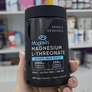 Viên uống bổ sung Magie Sports Research Magnesium L-Threonate 135 viên của Mỹ