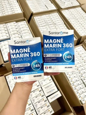 Viên uống Santarome Magné Marin 360 Extra Fort 45 viên của Pháp Viên uống bổ sung Magné Marin 360 Extra Fort Santarome 45 viên