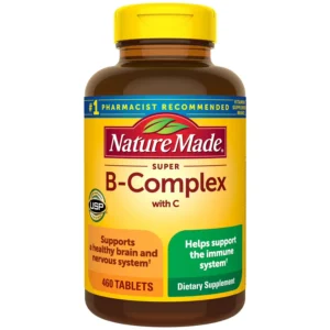 Viên uống bổ sung Vitamin B 460 Viên Nature Made Super B Complex của Mỹ