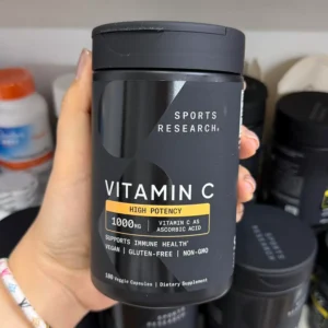 Viên uống bổ sung Vitamin C Sports Research 1000mg 180 viên