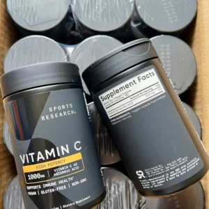 Viên uống bổ sung Vitamin C Sports Research Vitamin C 1000mg 180 Capsules