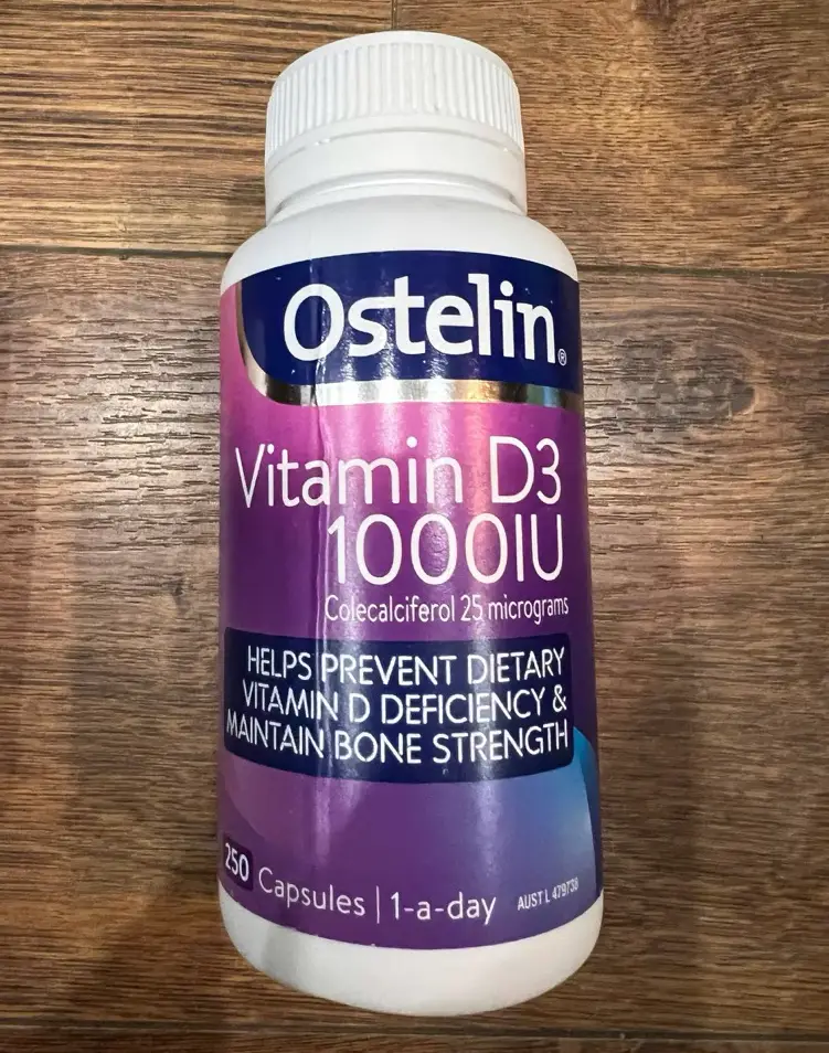 Viên uống Ostelin Vitamin D3 1000IU 250 viên của Úc Viên uống bổ sung Vitamin D3 Ostelin Vitamin D3 1000IU 250 viên