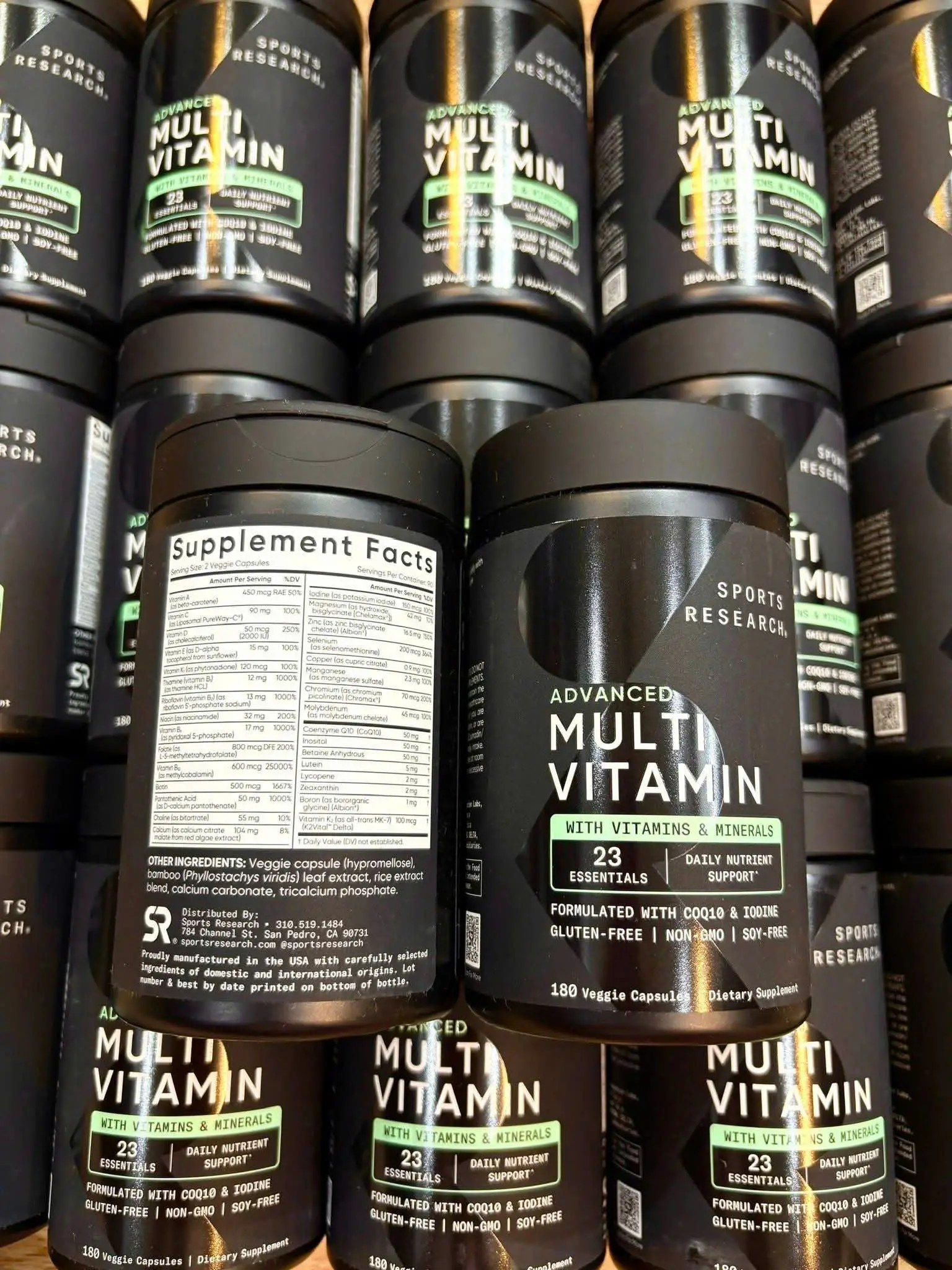 Vitamin tổng hợp Sports Research Multivitamin 180 viên của Mỹ Viên uống bổ sung Vitamin Sports Research Advanced MultiVitamin 180 viên