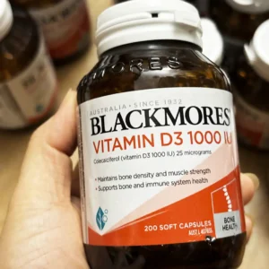 Viên uống Blackmores Vitamin D3 1000iu 200 viên của Úc Viên uống bổ sung vitamin D3 Blackmores Vitamin D3 1000IU của Úc 200 viên