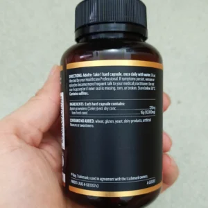Viên uống gout Go Healthy Go Celery 16000 lọ 60 viên của Úc Viên uống phòng ngừa và điều trị Gout GO Healthy Celery 16000 1-A-DAY 60 viên của Úc