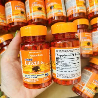 Viên uống sáng mắt Puritan’s Pride Lutein 6mg 200 viên