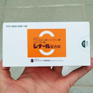 Viên uống trắng da vitamin C Cinal 100 viên của Nhật Bản Viên uống trắng da ngừa mụn Cinal C 100 viên của Nhật Bản