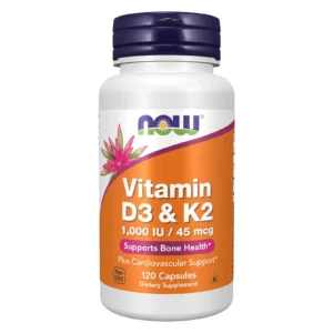 Vitamin D3 K2 Now 120 viên của Mỹ hỗ trợ xương chắc khỏe