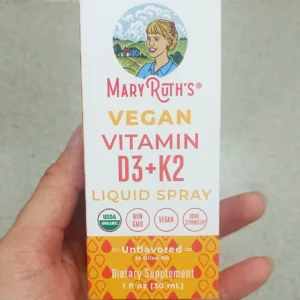 Vitamin D3 K2 hữu cơ Maryruth's Vegan Vitamin D3 + K2 Liquid Spray, 30ml