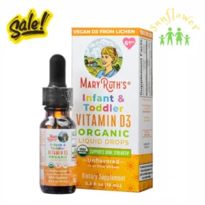 Vitamin D3 Organic Mary Ruth's Infant & Toodler Drops 15ml của Mỹ