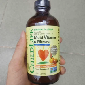 Siro vitamin tổng hợp ChildLife Multi Vitamin & Mineral 237ml của Mỹ Vitamin tổng hợp Childlife Multi Vitamin and Mineral của Mỹ 237ml