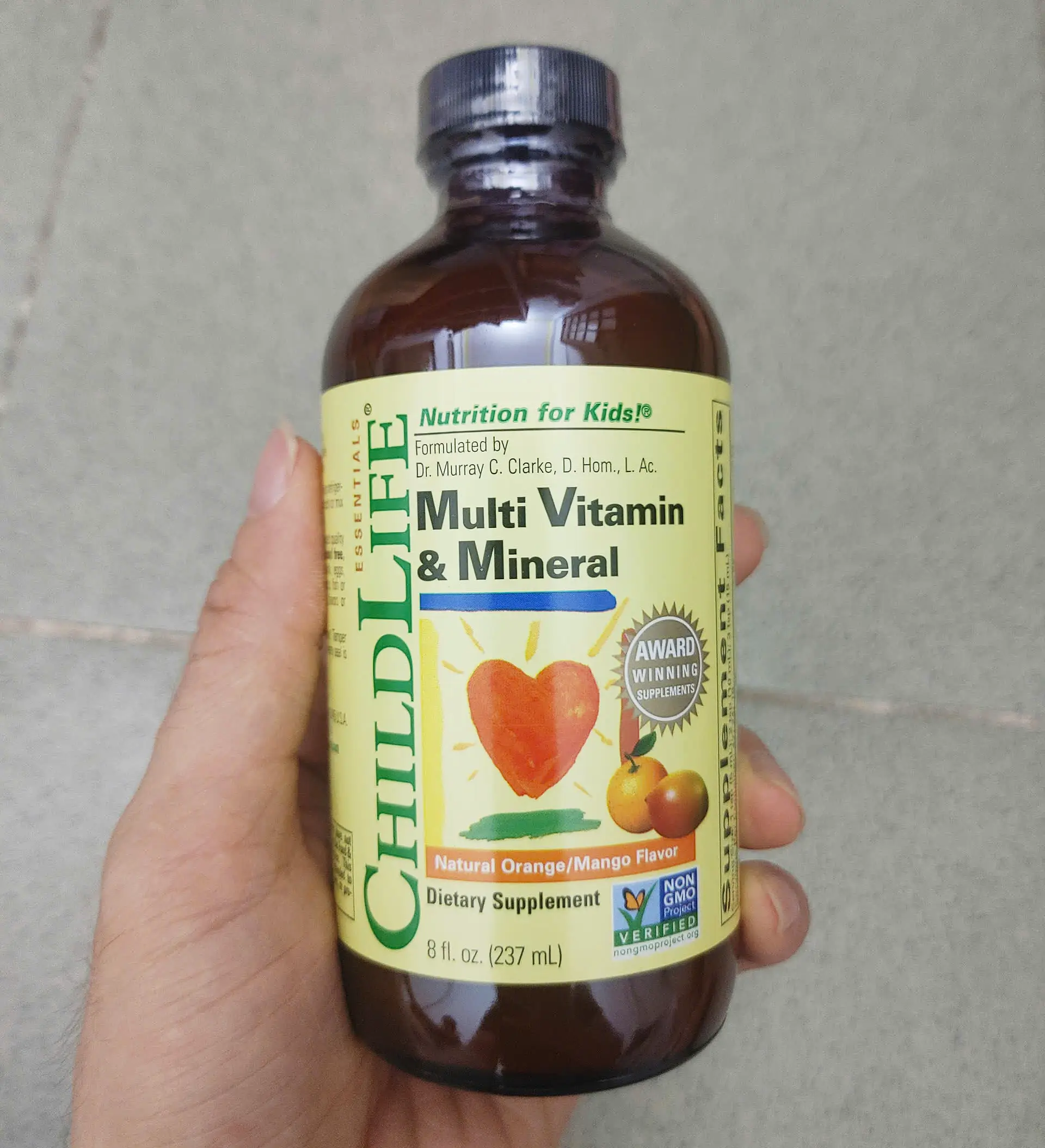 Siro vitamin tổng hợp ChildLife Multi Vitamin & Mineral 237ml của Mỹ Vitamin tổng hợp Childlife Multi Vitamin and Mineral của Mỹ 237ml