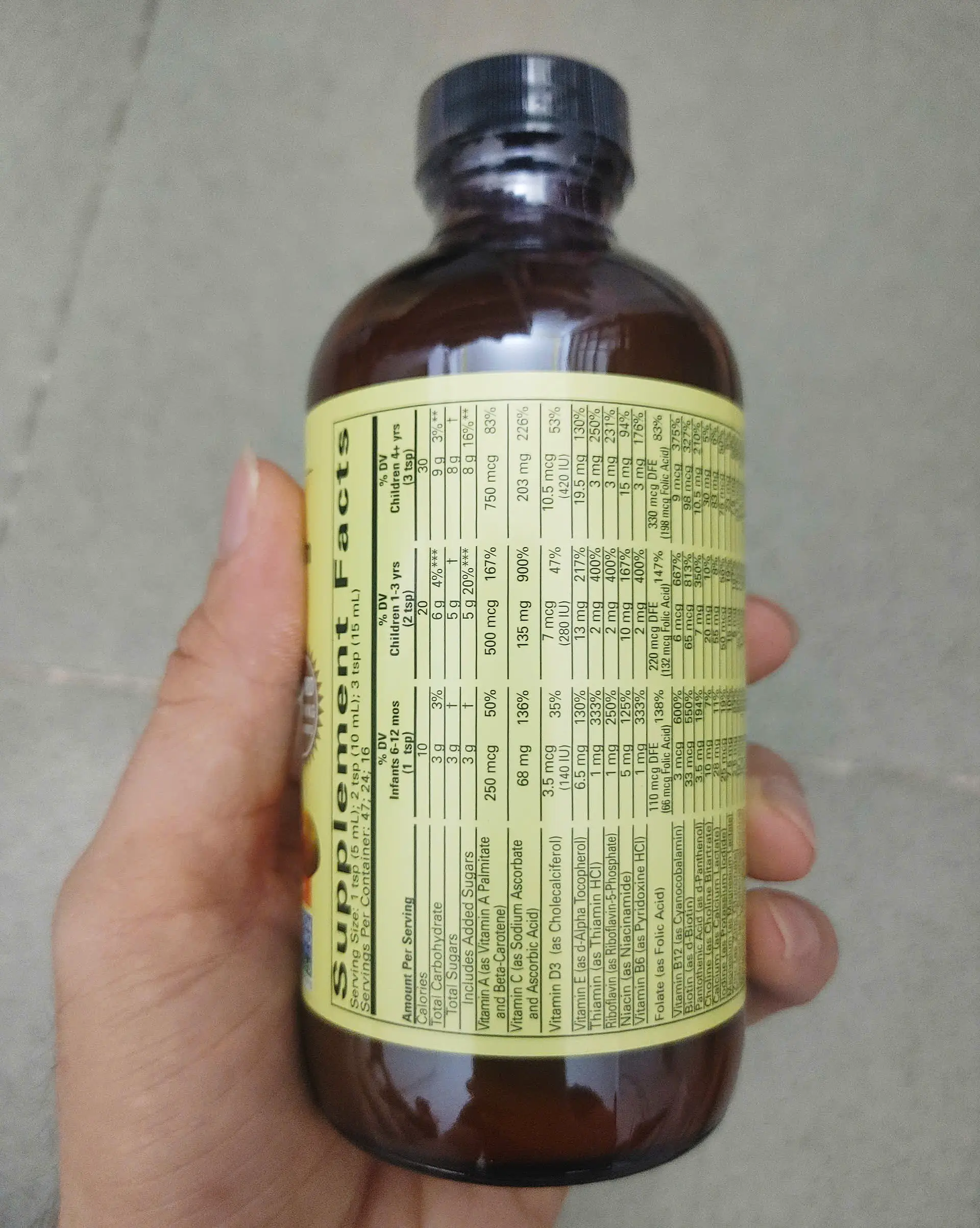 Siro vitamin tổng hợp ChildLife Multi Vitamin & Mineral 237ml của Mỹ Vitamin tổng hợp Childlife Multi Vitamin and Mineral của Mỹ