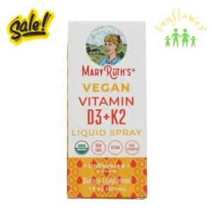 Xịt D3 K2 MaryRuth’s Vegan Vitamin D3+K2 Liquid Spray 30ml của Mỹ