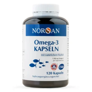 Dầu cá tuyết Norsan Omega-3 Kapseln 1500mg 120 viên
