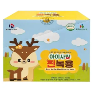 Gạc nhung hươu 365 Baby Hàn Quốc cho bé 1Y+ 80ml